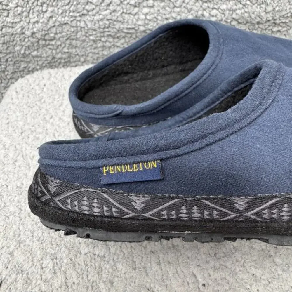 Pendleton Shoes Mens Size 9 Fleece Slippers‎ House Indoor Comfort PMF19R06